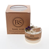 Kleine Duftkerze mit Blaubeeren