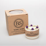 Kleine Duftkerze mit Brombeere